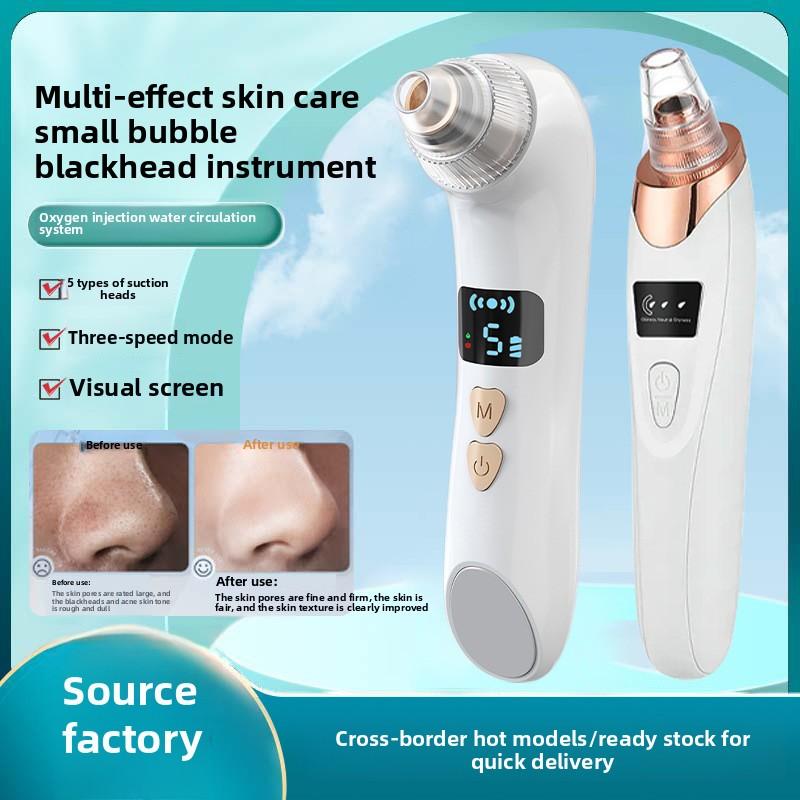 Ultrasone Blackhead Elektrisch Zuiginstrument, Vijf-traps Afstelling Poriënreiniger, Huishoudelijk Blackhead Verwijderings- en Acne Verwijderings Schoonheidsinstrument