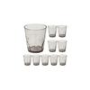 IJ Unbreakable Glass Tumblers, 10-Pack, 250ml, Microwave and Dishwasher Safe, Made In Japan,