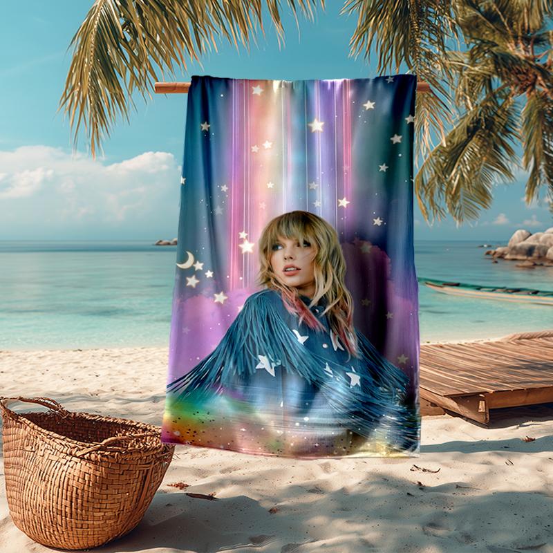 TS Fan Fashion Beach Towel: Ideal for Summer Adventures Soft, absorbent and quick drying suitable for swimming and bathing