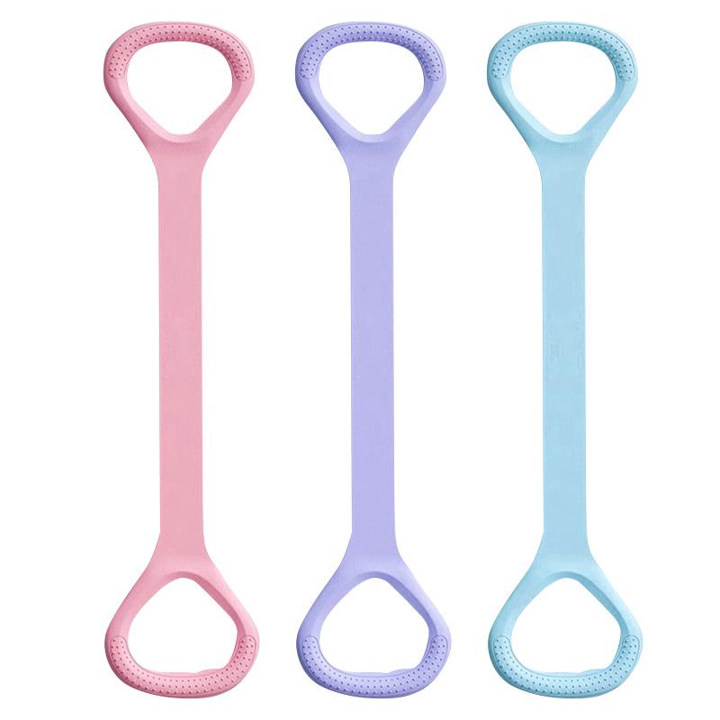 Women's Figure 8 Resistance Band for Back and Shoulder Exercises - Open Back Stretching, Slimming, and Yoga Fitness Tool with Thickened Elastic.