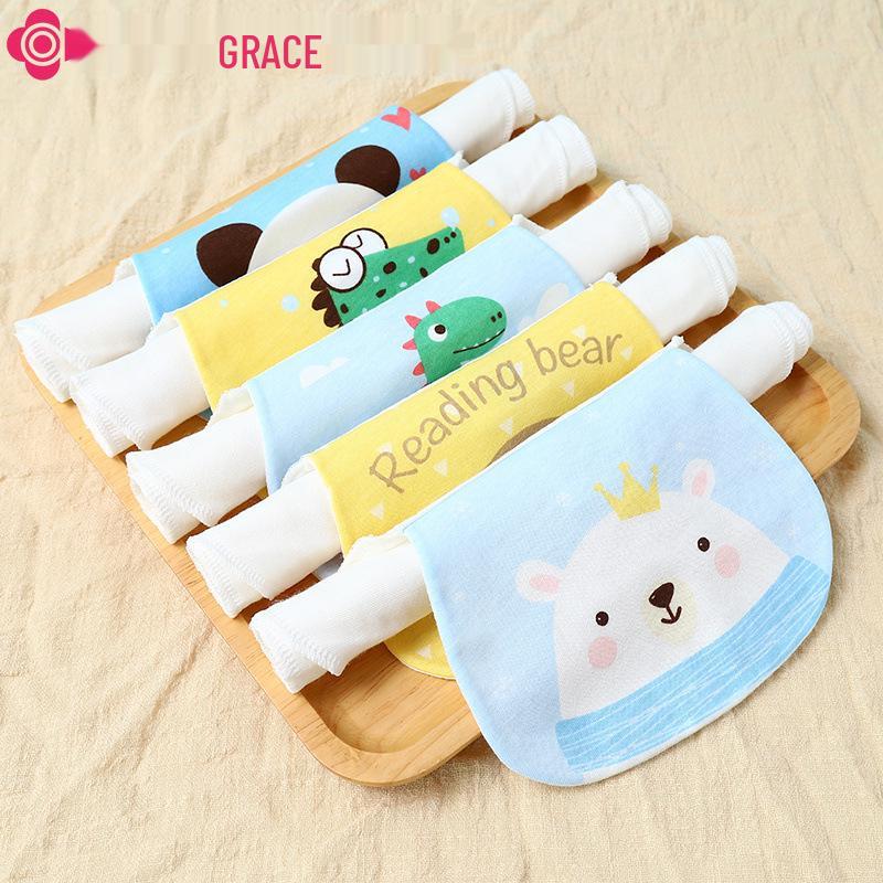 Baby-Frotteetuch aus 100 % Baumwolle - Gestreifter Herbst-/Winterstil