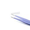 1Pcs 3Colors Anti-Static Excellent Quality Tweezers Bend Long nose Cross Tweezers For intersperse Jewerly Sewing Supplies Tools