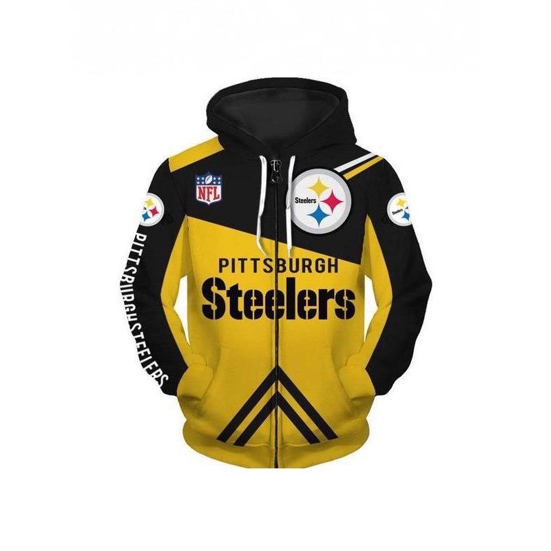 NFL-Themed Men's Multi-Color Autumn Hoodie Jacket