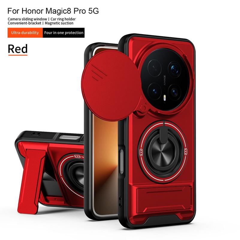 

2 in 1 Ring Grip Built-in Magnetic Car Mount Holder Case for Honor Magic 8 Pro 7 6 Lite honor X9d X9c X9B X6c X7B protect Cover Honor X7b