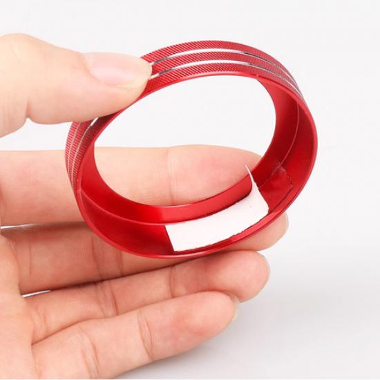 Red Aluminum Gear Shift Box Adjust Knob Cover For Ford Explorer -2024