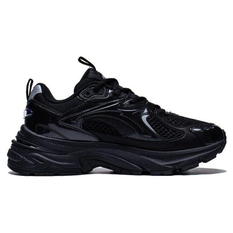 Li Ning Aurora 2K Comfortable Cushioning, Wear Resistant Low Top Casual Shoes Women's Black AGCT108-2
