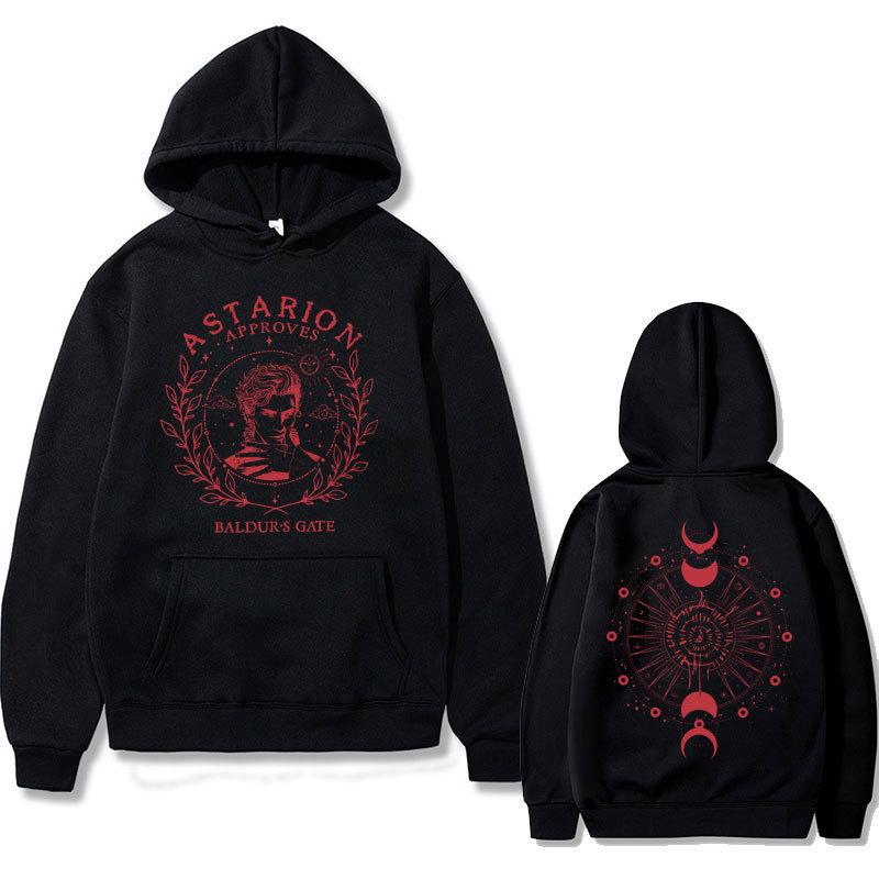 Best Famous Game Baldur'S Gate Astarion Red Graphic Hoodie