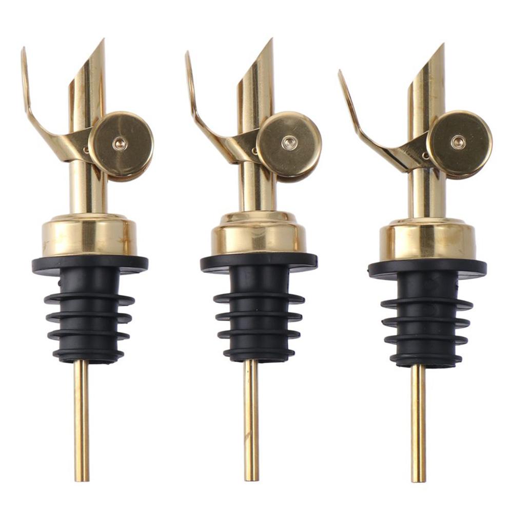 Stainless Steel Weighted Stainless Steel Pourers Weighted Liquor Bottle Pourers  Bartender Tool
