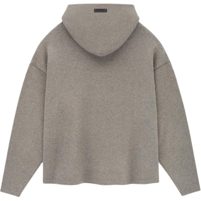 Fear of God Essentials SS24 Knit Hoodie 'Heather Grey' Men's 192SU244411F
