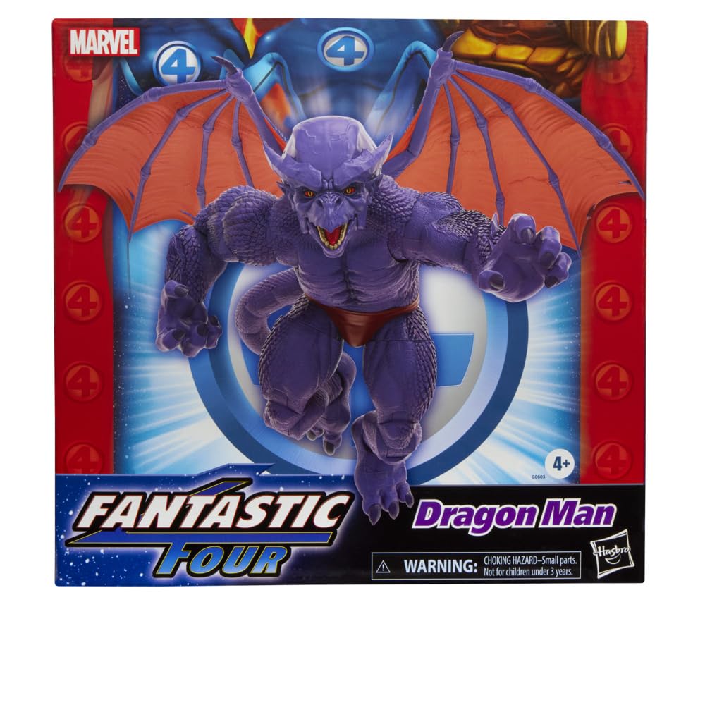 Hasbro MARVEL Legends Series Fantastic Four Dragon Man Fantastic Four Comic Adult Collectible Figure G0603 Authentic