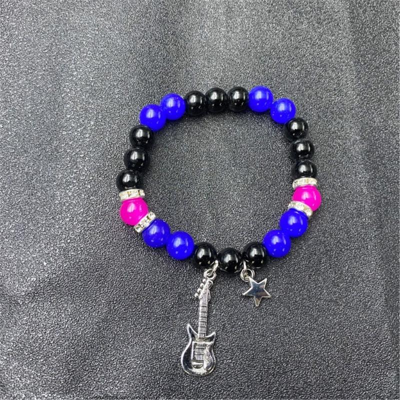 1/2Pcs Magnetic Couple Bracelet Set Adjustable Matching Bangles Fashionable Beads Handchain Jewelry for Fashion Lovers