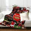 Coperta Stampata Arsenal F.C. - Morbida e Confortevole, per Camera da Letto, Viaggio, Divano, Decorazione Casa - Regalo di Compleanno Natale per Amico