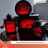 Creative LED Candlestick Lantern: Small Simulated Flame Home Decor Ornament