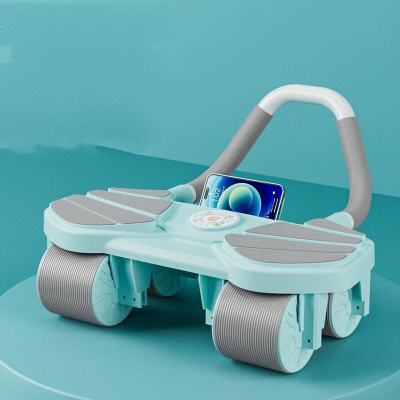 Oujian Automatic Rebound Six-Wheel Abdominal Wheel