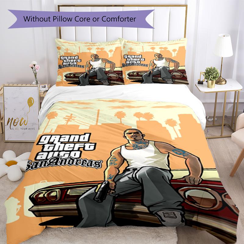 Gta Bettwäschebezug-Set Geeignet für Spielzimmer Maschinenwaschbar Weihnachtsgeschenk