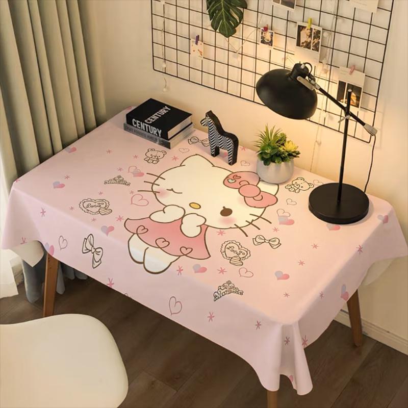 Girly Cartoon Plastic Tablecloth