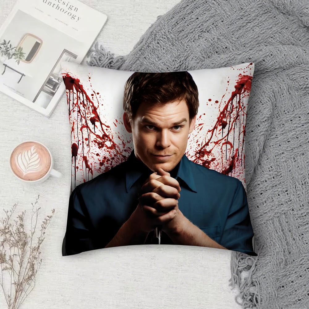 Dexter American Classic Horror TV Pillow Case Cover Square Sofa With For Pattern Comfortable Cushionsuitable Of Room