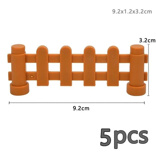 Store byggeklosser Slide Swing Seesaw Park Lekeplass Series Large Pillar Murstein Barn Barn Pedagogisk Leke Kompatibel Duploe