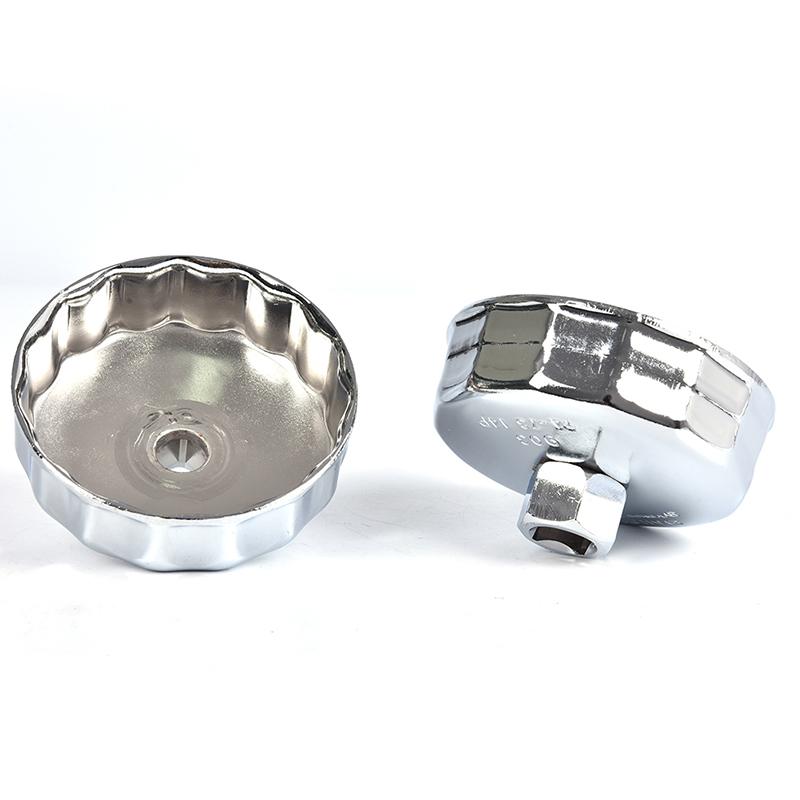 Clé à filtre à huile à embout carré 1/2 65 mm ~ 86 mm 14 cannelures Outil automatique