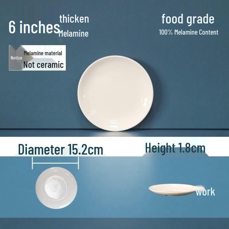 Lantuan Melamine Plate & Cutlery Set