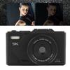 Digital Camera 5K 75MP HD 18X Zooming Autofocus 180 Degree   Screen Anti Shake Retro Digital Camera for Selfie Travel