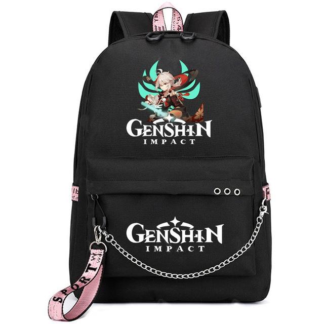 School Season Animation Student Schoolbag, Printed Peripheral Large-Capacity Backpack
