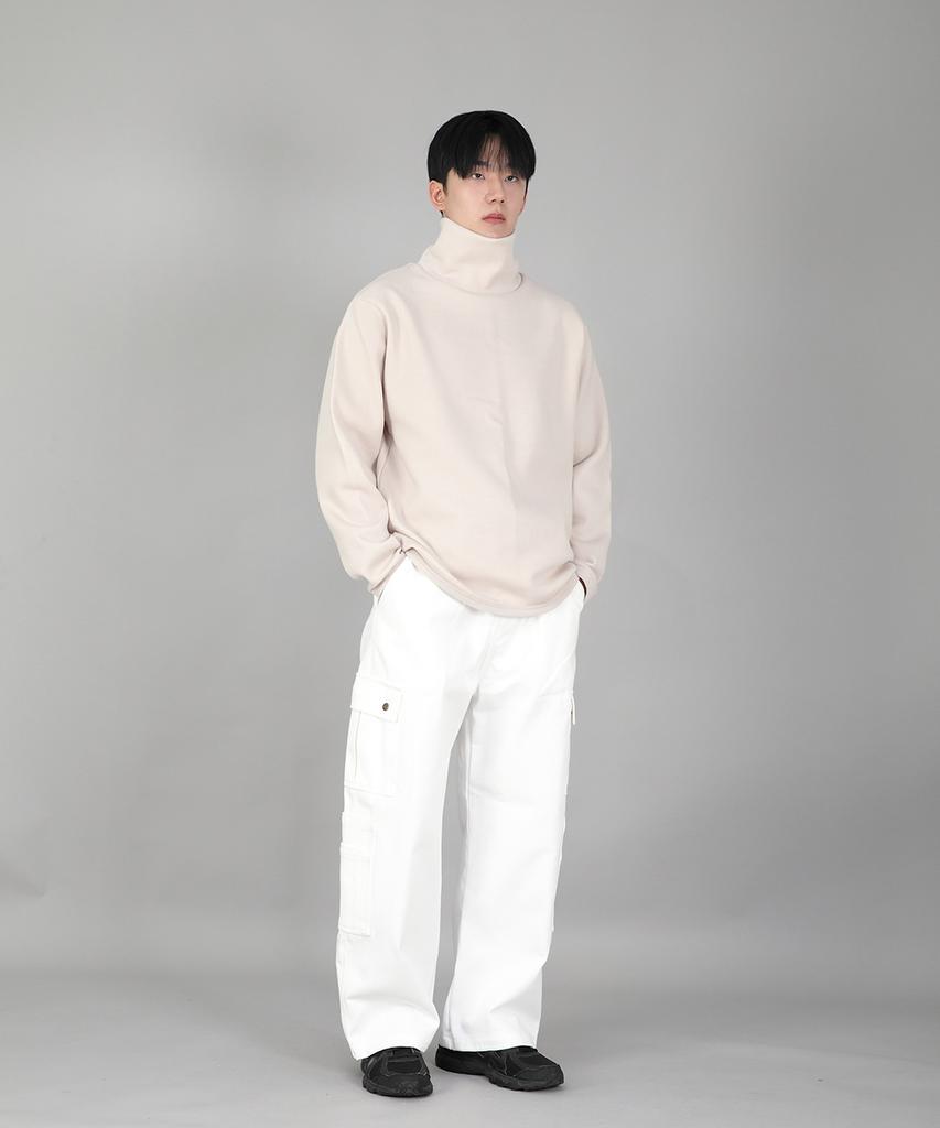 Seinteukeulu Double Cargo String Jogger Pants Dcj-338 White
