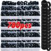 260/780pcs Rubber Sealing O-Ring Electrical Cable Holes Conductor Wiring Washer Sealing Grommet Gasket Assortment Kits
