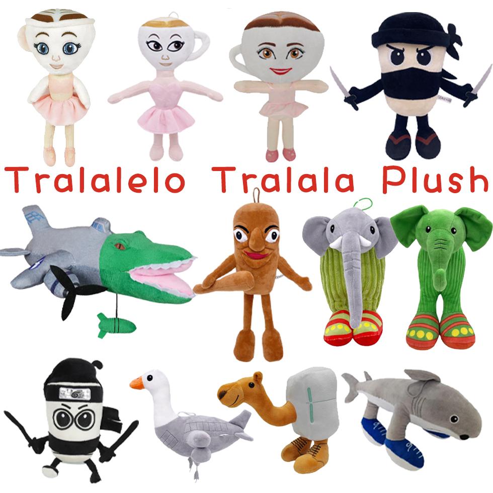 Peluche Tungtungtung Sahur Peluche Cervello Marcio Italiano SQUALO Bambola Animale Peluches Bambola di Peluche Giocattolo Regali
