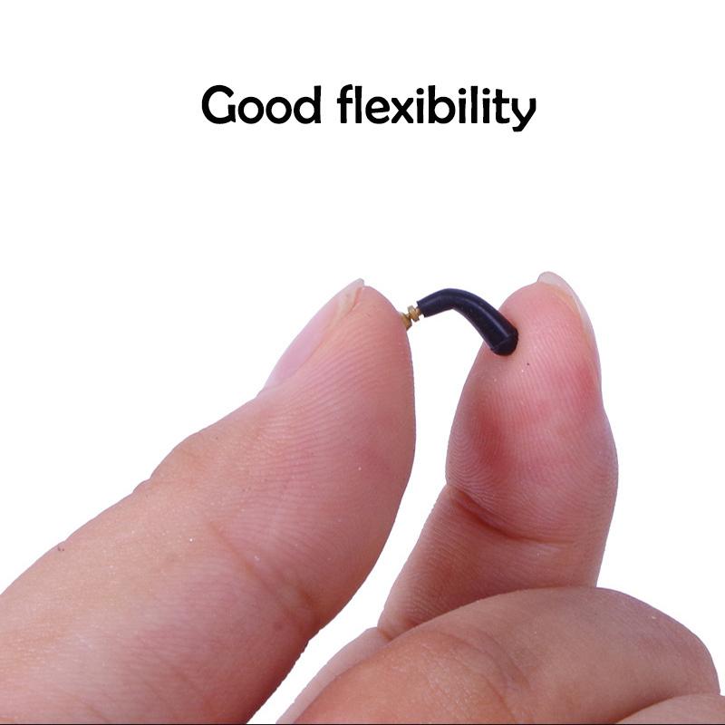 50Pcs Fishing Gear Block Rotation Drift Fishing Floats Accessory Bobber Copper+ Rubber Tools Fish Float Fishing Float Base