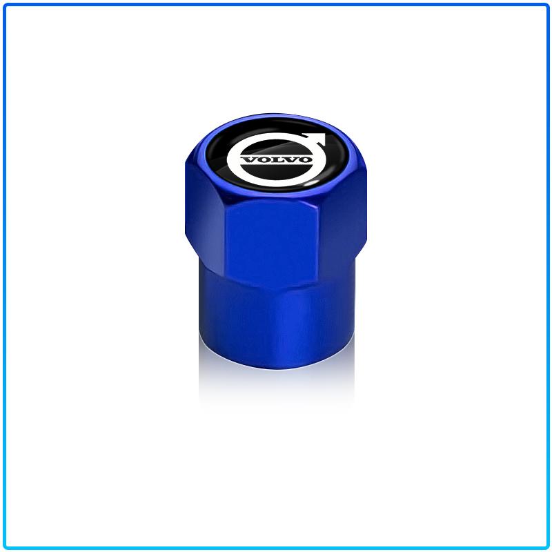4Pcs Car Wheel Tire Valve Caps Dustproof Tyre Valve Stem Cap For Volvo XC90 XC60 XC40 V40 V50 V60 S40 S50 S60 S70 S80 S90 240 C70 Vnl Truck