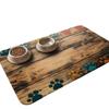 Diatomite Pet Feeding Mat, Non-Slip Quick Dry Dog Cat Food Mat, Stain Resistant Easy Clean Pet Placemat