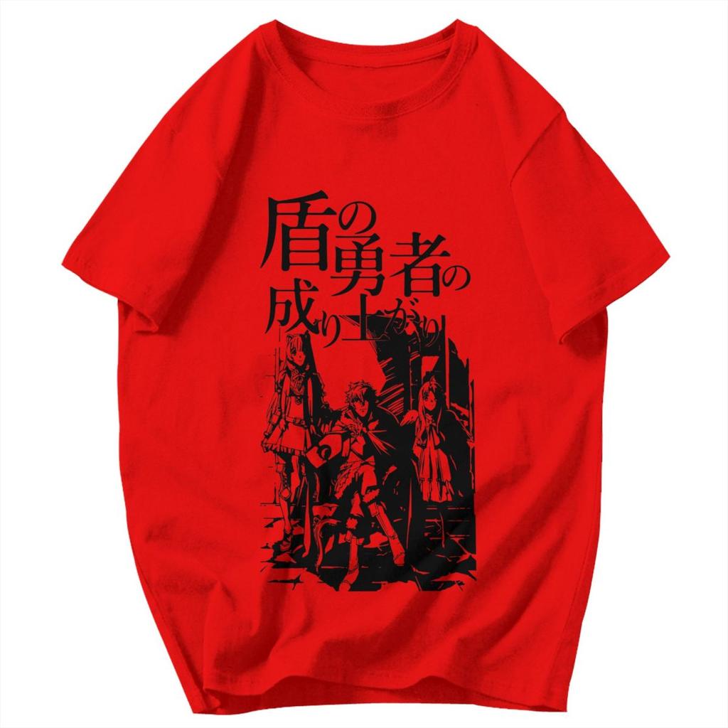 Men T Shirt The Rising Of The Shield Hero Anime 2023 Gifts Y2K Graphic Oneck Unisex Tops T Shirts