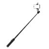 Palo selfie Wc12Yds Trípode Telescópico 1.3M de Aleación de Aluminio con Doble Lámpara y Soporte para Teléfono - Negro