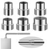 Stainless Steel Ventilation Pipe Fittings Multiple Sizes Ducting Connector
