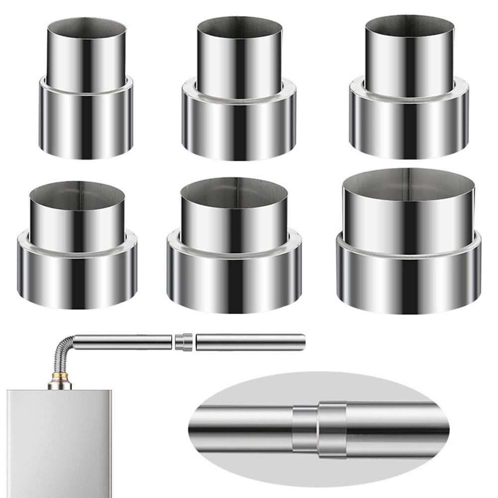 Stainless Steel Ventilation Pipe Fittings Multiple Sizes Ducting Connector