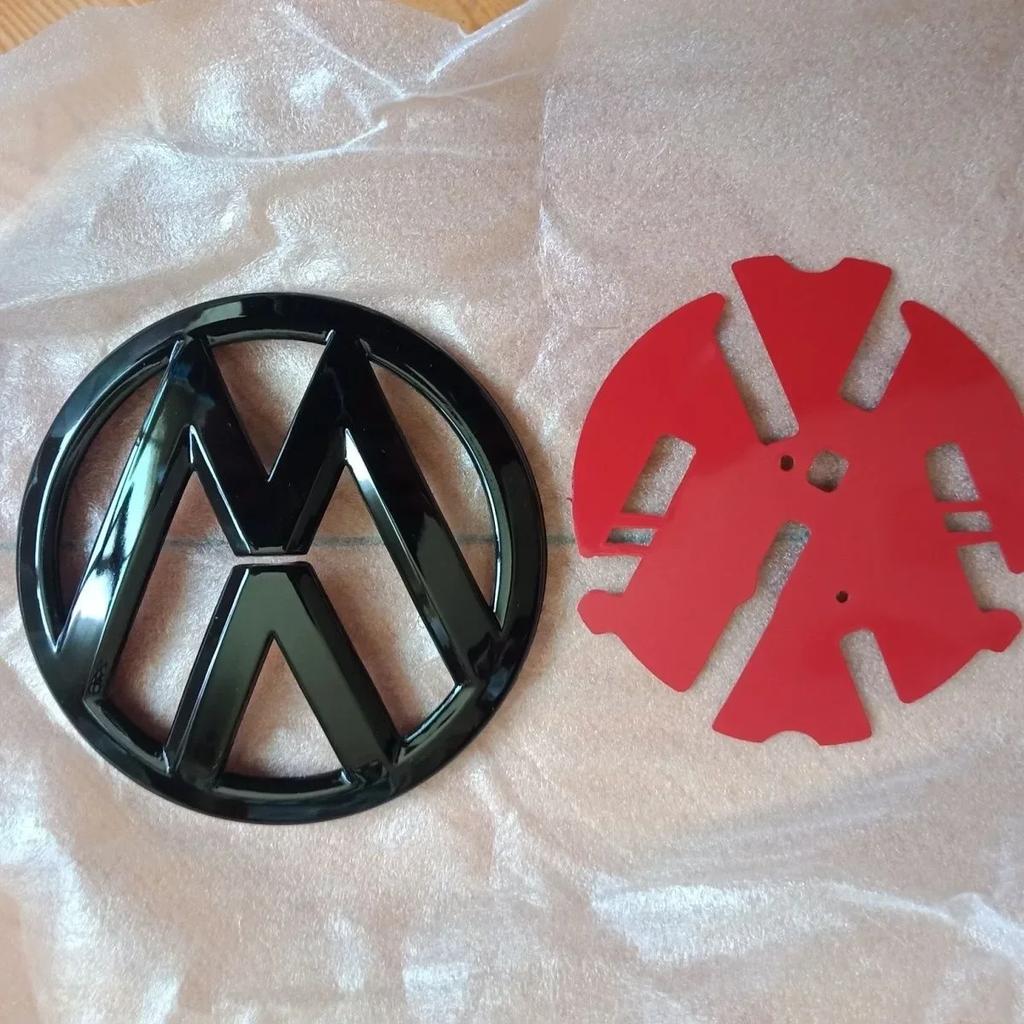 W12For VW Volkswagen Jetta MK5 Golf 110mm Emblem Backing Plate for Volkswagen Golf 6/7/7.5 Polo/Passat/T-Roc/Arteon/Tiguan/CC Trunk