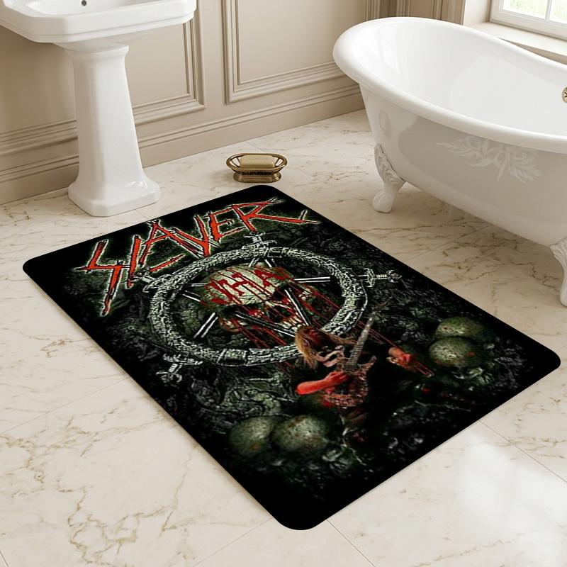Slayer Metal Living Room Nonslip Area Rug Soft Carpet For Bedroom Game Playroom Sofa Office Home Decor Doormat Christmas Gift C9302227