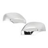 Pair of Chrome Plated Side Mirror Covers Caps Stick On Left Right Exterior Rear View Mirror Cap For