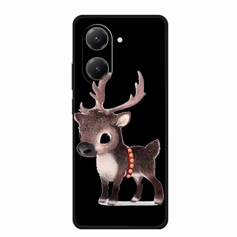 Black Silicone Case For Xiaomi Poco X7 Pro M7 4G Plus Case Cartoon Soft TPU Back Cover For Poco C71 Redmi A5 4G Phone Case C 71