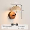 Wabi-Sabi Style Japanese Walnut Wall Lamp for Living Room, Bedroom, Hotel Entrance, or Corridor.