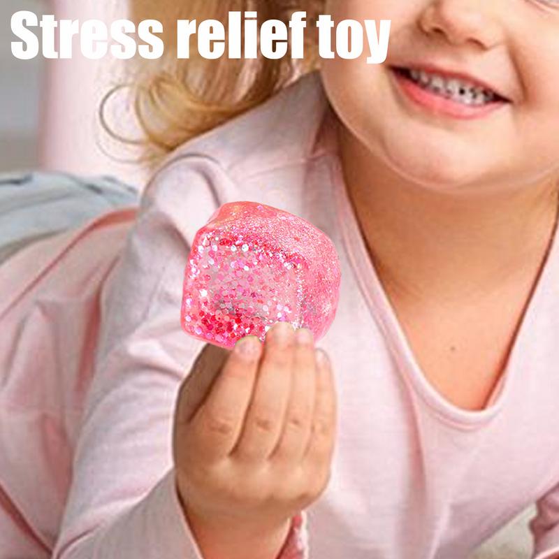 Cube Stress Squeeze Toy Simulated Small Ice Cubes Anti Stress Slow Rebound Polar Light Colorful Squeeze Decompressions Toy