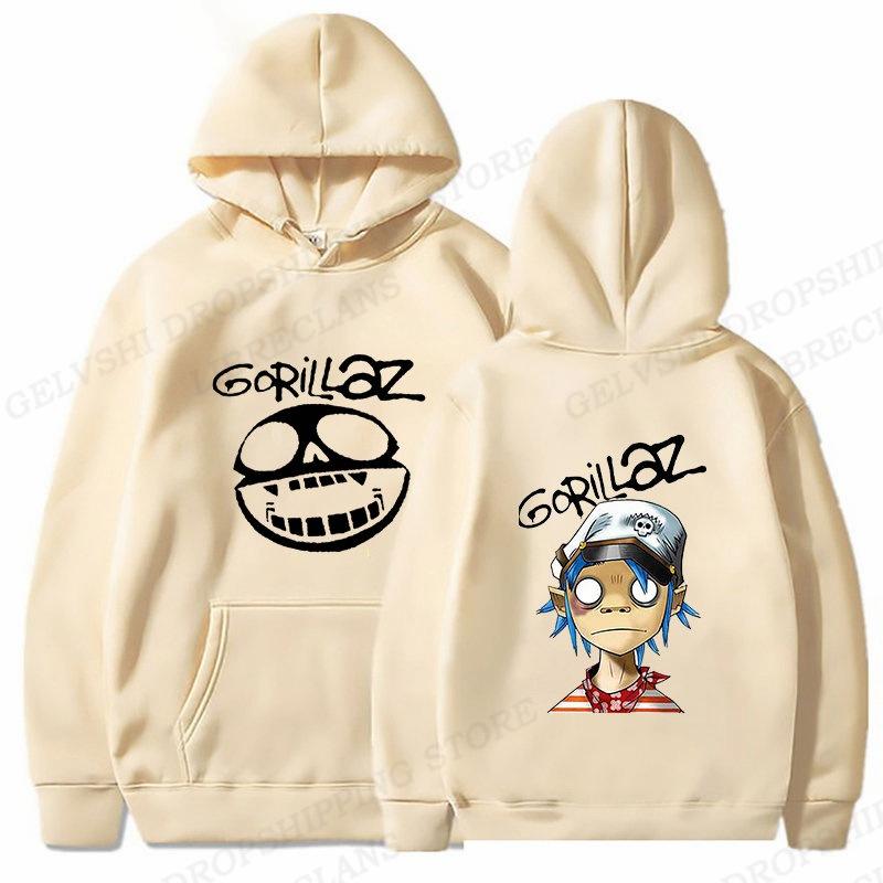 Rock Band Gorillaz Hoodie Men Fashion Hoodie Kids Hip Hop