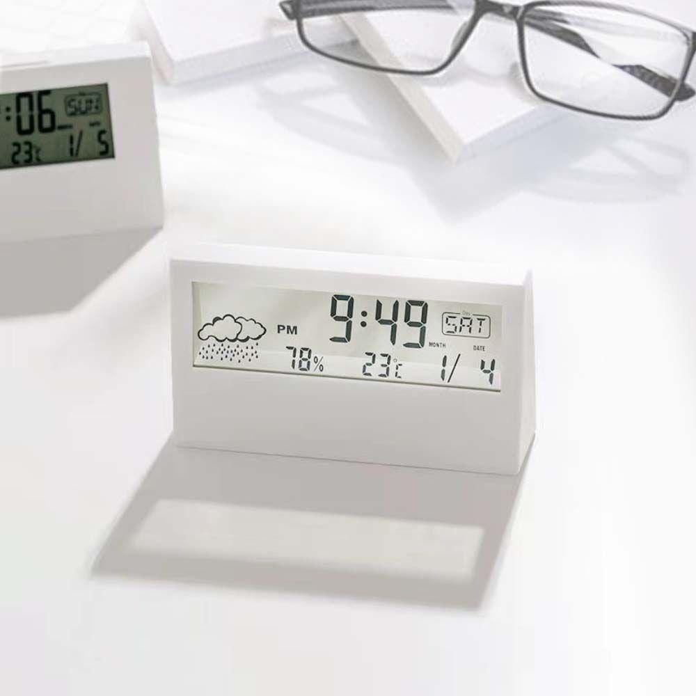 Bedside Table Backlight Temperature Calendar Number Clock LED Digital Large Number Alarm Clock Electronic Clock