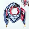 Idyllic small fresh women's imitation silk square scarf silk scarf temperament versatile scarf shawl heat