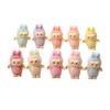 Cartoon Herd of Labubu, Monster Figurine, Toy, Cute Model, Doll, Decoration, Keychain, Micro Landscaping, Home and Car Decoration
