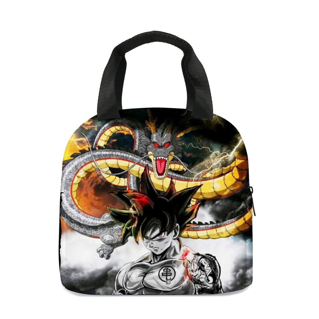 Sac à lunch isotherme Dragon Ball Compact Pliable Porte-bento Pour étudiants Et voyageurs