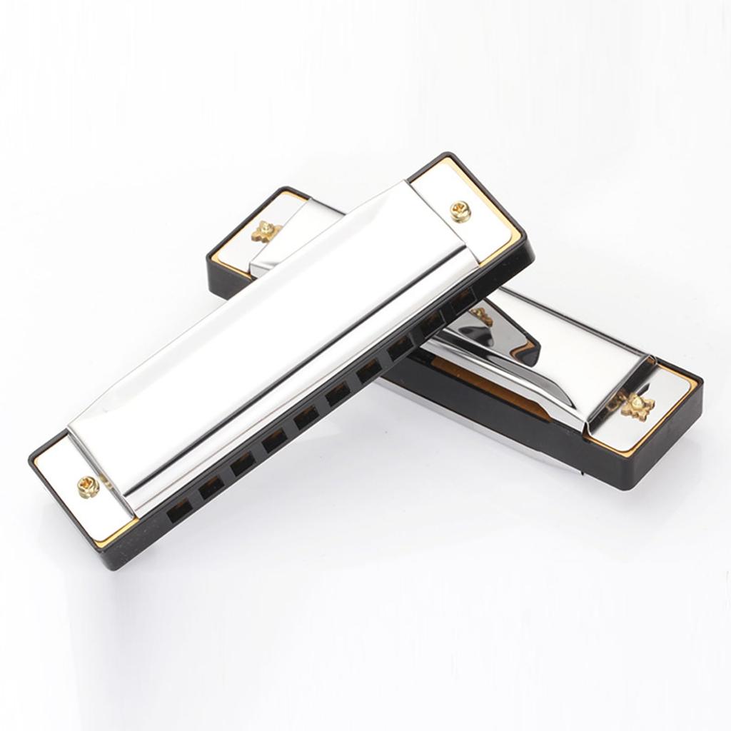 Professionelle Blues Mundharmonika aus Edelstahl, geeignet für Anfänger bis Fortgeschrittene, Harp, Maultrommel, Spieler, Langlebig, Stahl,