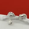 S999 Sterling Silver Hello Kitty, Kuromi, My Melody Spacer Beads for DIY Bracelet Accessories