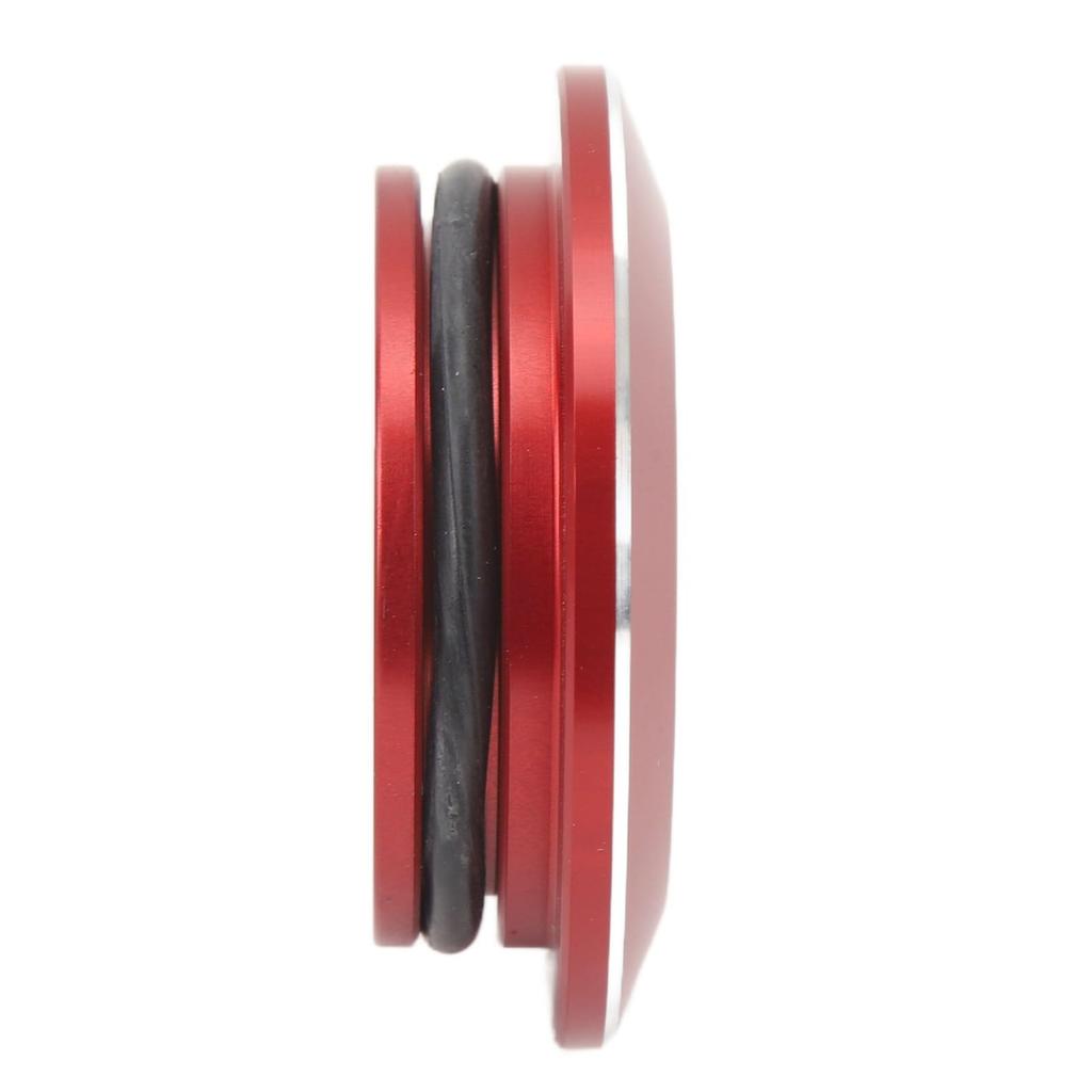 KIMISS 2pcs Frame Hole Plug, CNC Aluminum Motorcycle Frame Hole Cap Dustproof Round Frame